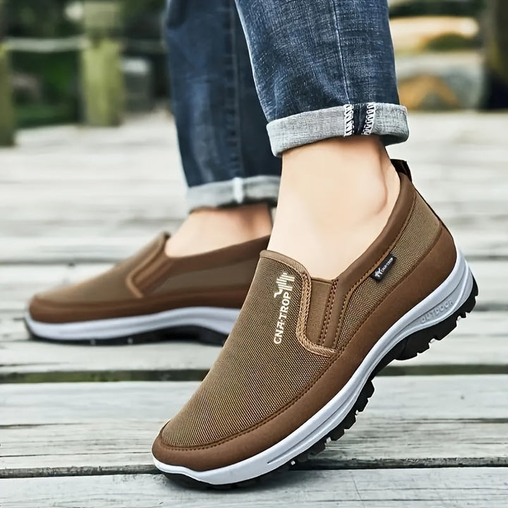 Stylische Ganzjahres-Sneakers - Atmungsaktives Gewebe und strapazierfähiges Gummidesign