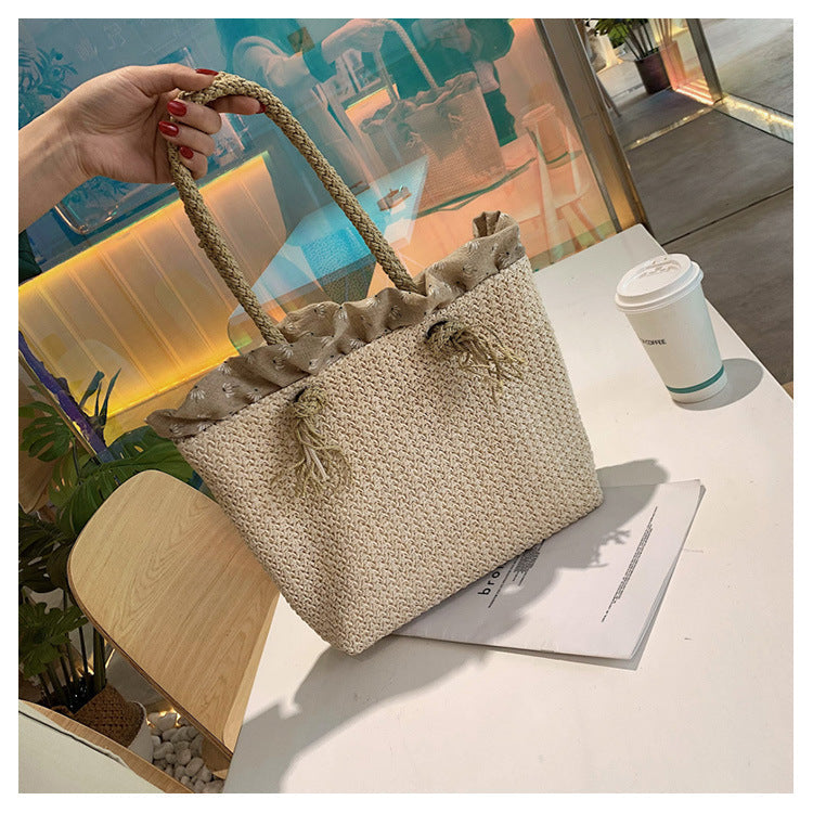 Louisa - Sac fourre-tout tissé à la main stylé pour femmes