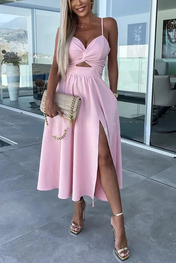 Amelie™ - Elegantes Keys Midi-Kleid