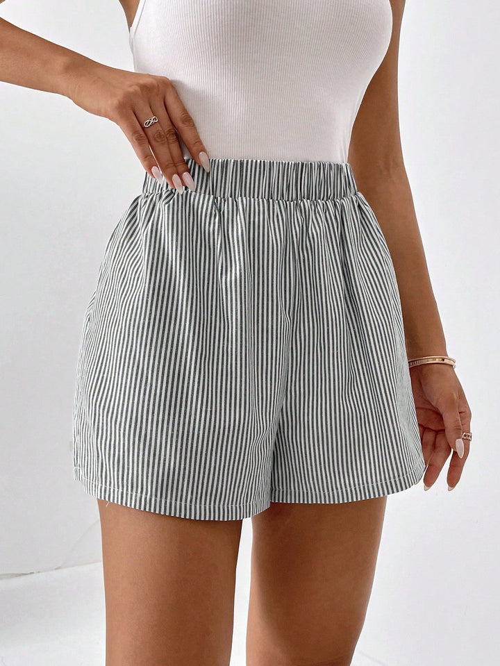 Blythe - Shorts d'été rayés à la mode et décontractés pour femmes