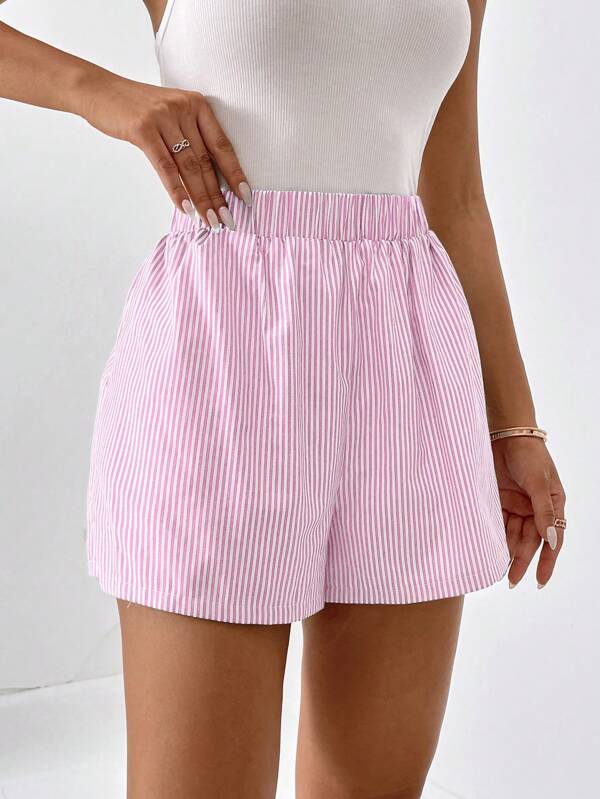 Blythe - Shorts d'été rayés à la mode et décontractés pour femmes