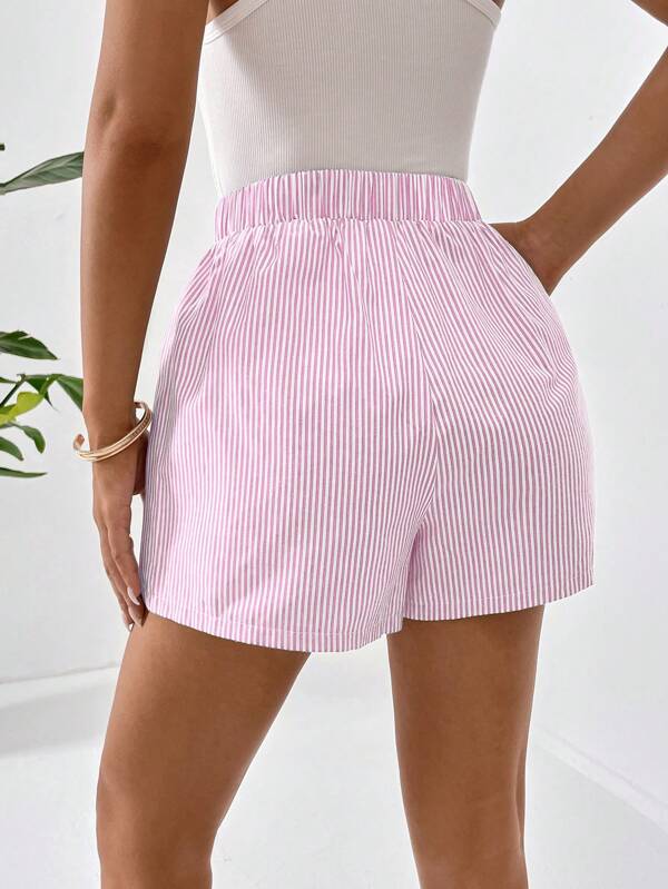 Blythe - Shorts d'été rayés à la mode et décontractés pour femmes