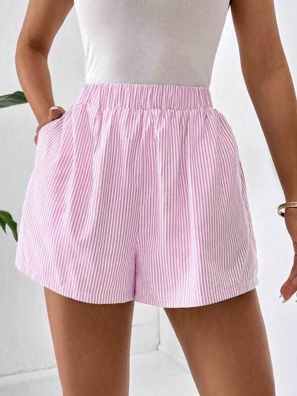 Blythe - Shorts d'été rayés à la mode et décontractés pour femmes