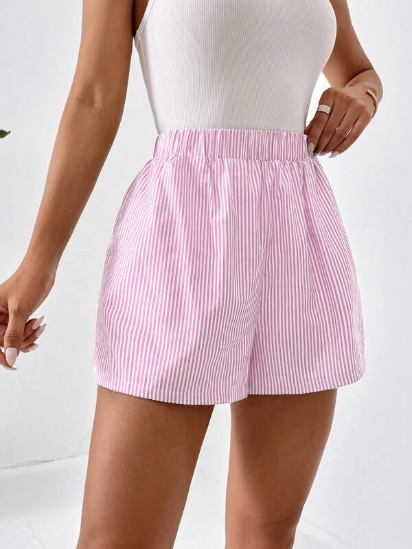 Blythe - Shorts d'été rayés à la mode et décontractés pour femmes