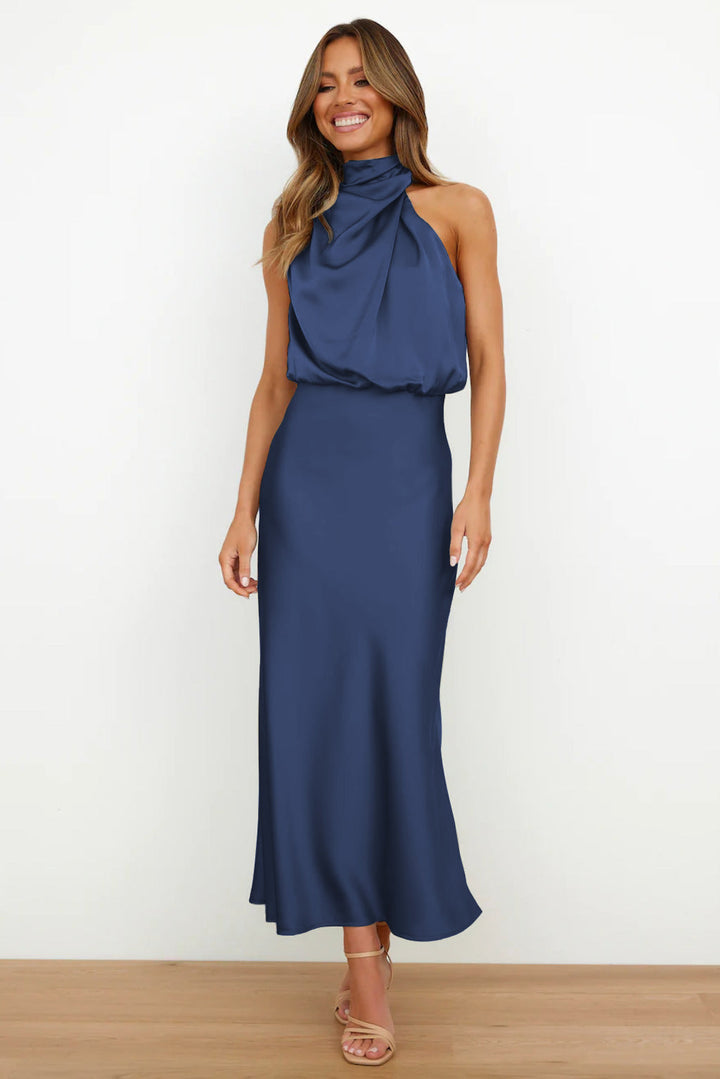 Lina™ - Elegant Satin Evening Dress
