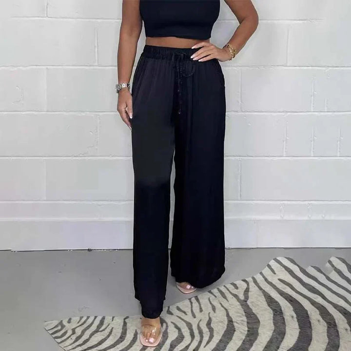 Edna - Pantalon confortable avec taille élastique pour un confort optimal