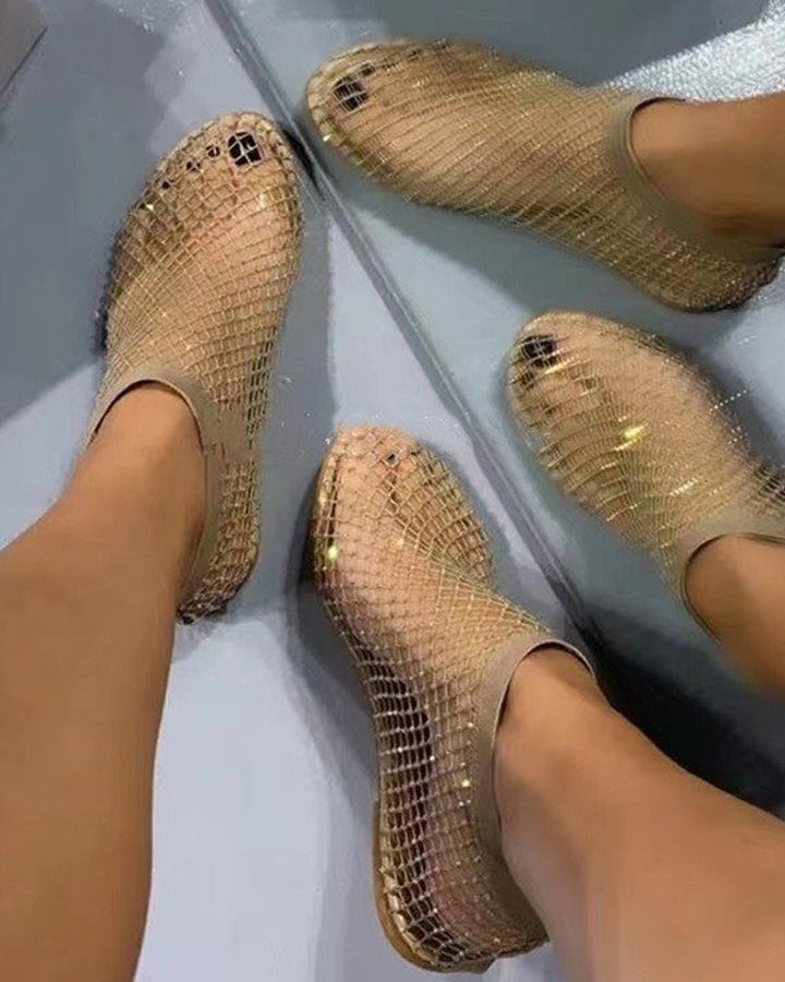 Jessie - Elegante glänzende Ballerinas für Frauen in der neuesten Mode