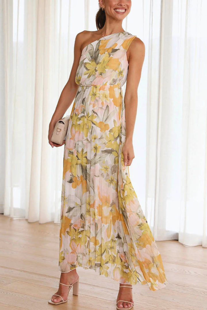 Leni™ - Printed Off-Shoulder Dress