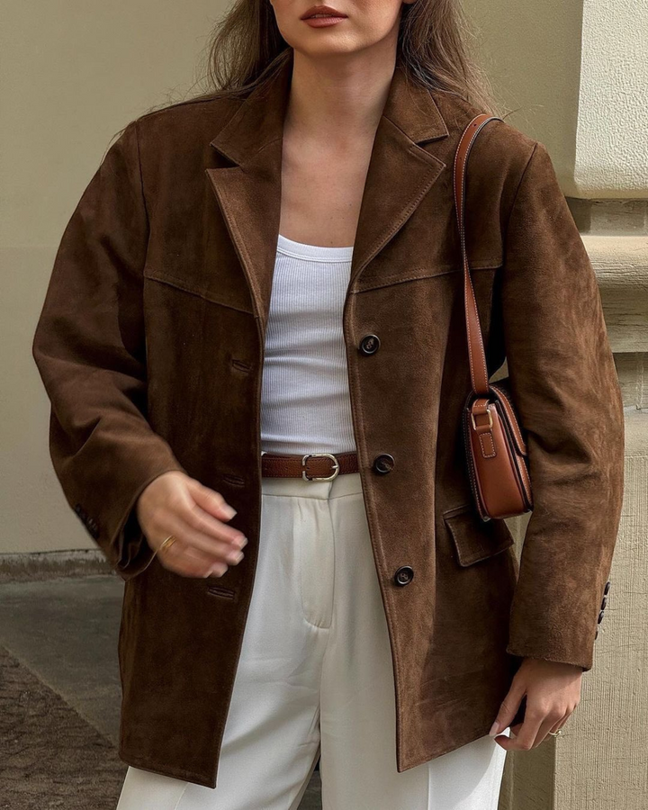 Anna™ - Eleganter Blazer aus Wildleder