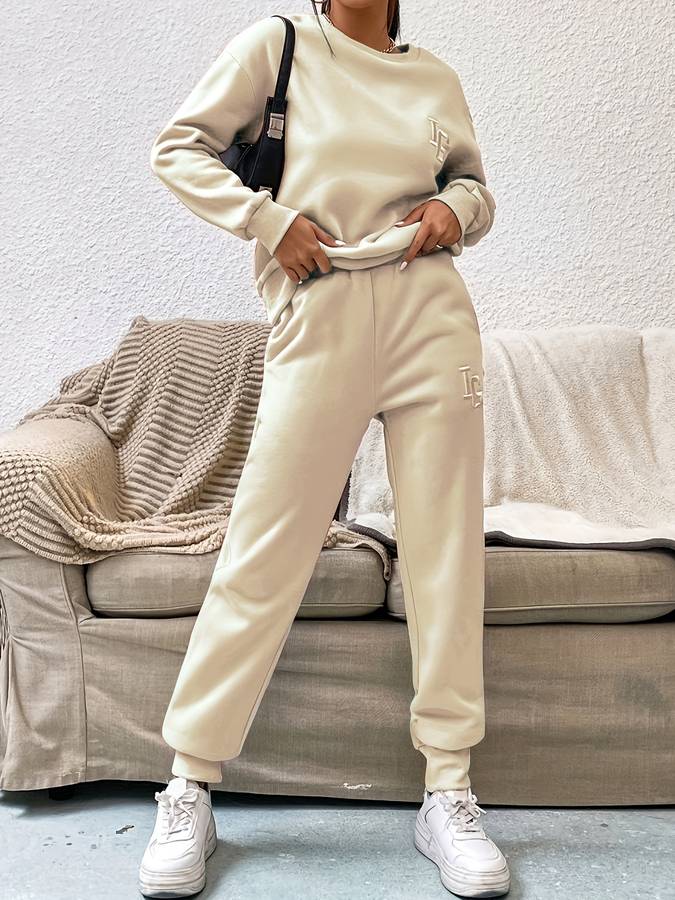 Joy - Ensemble élégant de pull et pantalon pour femmes