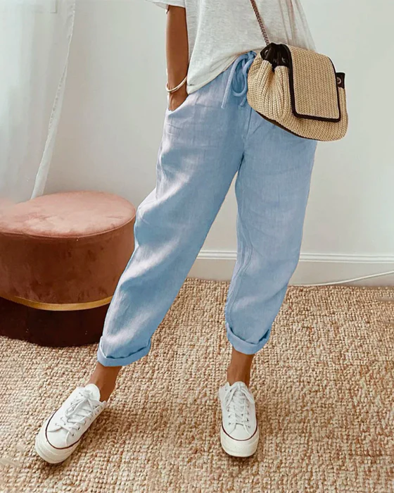Sommerliche Boho-Hose von PIEN - perfekt für einen freien, unbeschwerten Look!