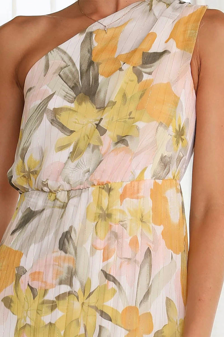 Leni™ - Printed Off-Shoulder Dress