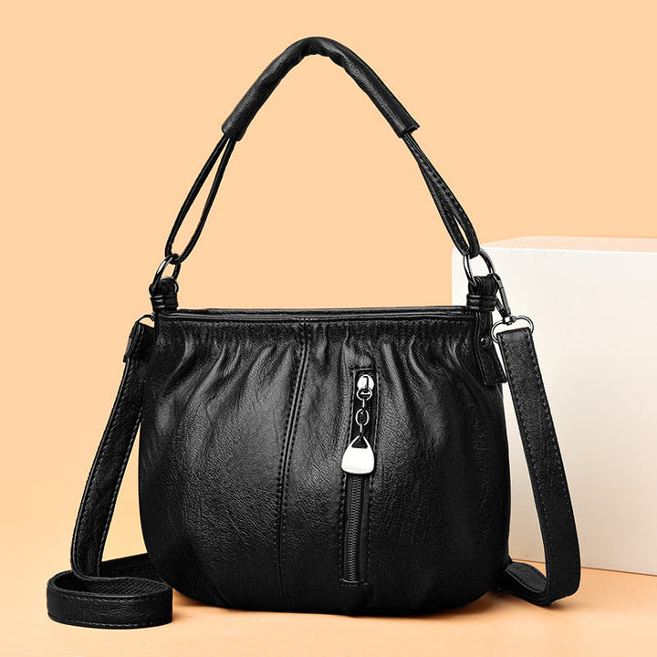 Iris - Sac à main classique d'automne en cuir souple pour femmes