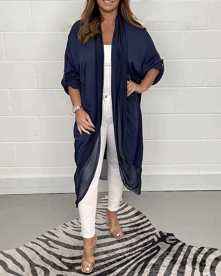 Talitha - Elegant and Comfortable Silk V-Neck Top for Women