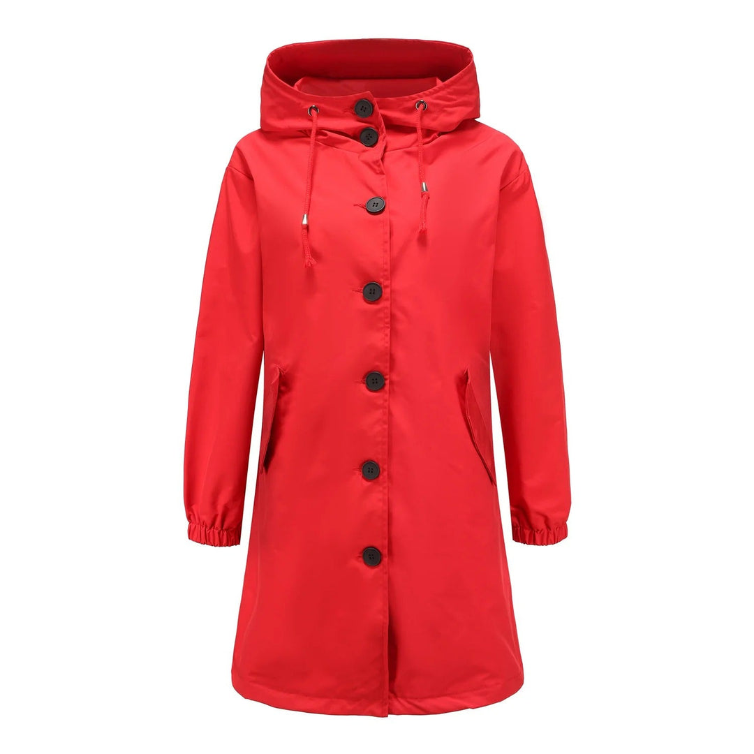 Flieder - Coupe-vent pour femmes stylé avec capuche imperméable