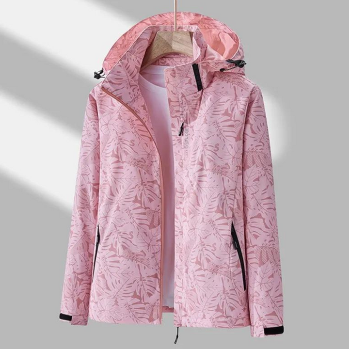 Lily - Elegant Spring Windbreaker with Hood for Women