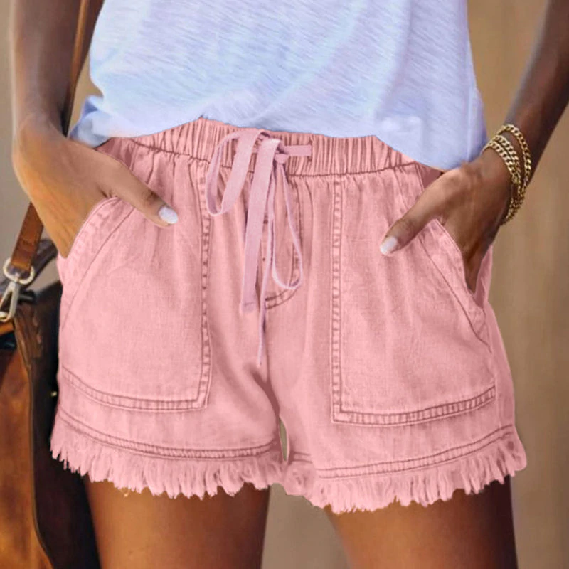 Liza - Elegante Denim-Shorts mit hoher Taille für den Sommer für Frauen