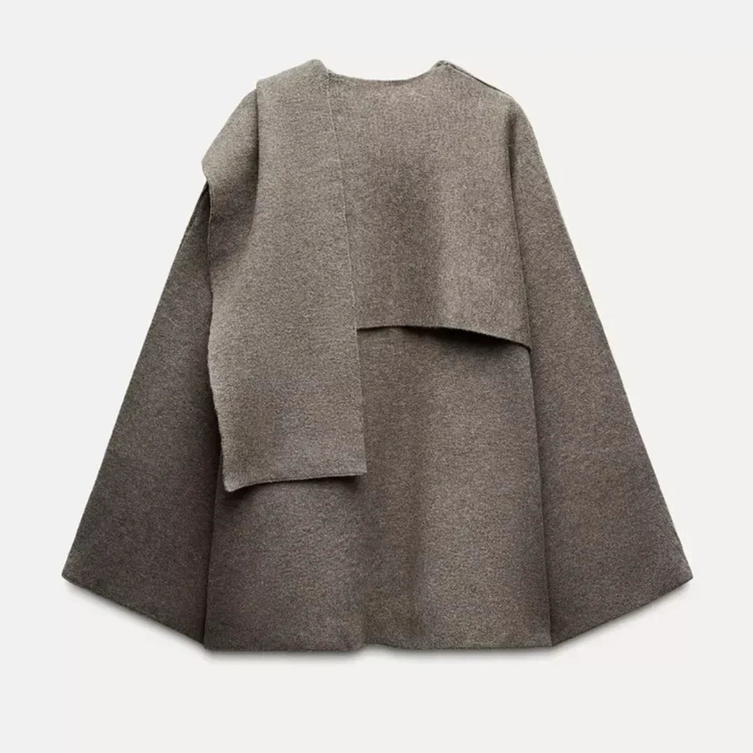 Amelie™ - Wool Cape Coat