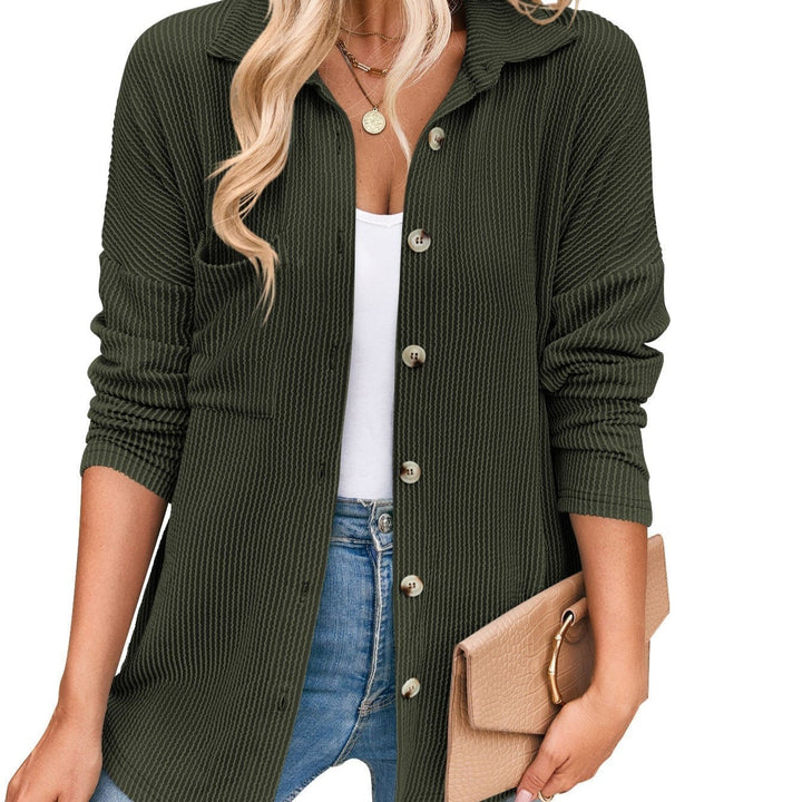 Aria - Stylische langärmelige Herbstbluse mit trendigen Streifen für Frauen