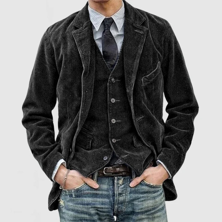 Bernard™ - Premium Leather Jacket and Vest