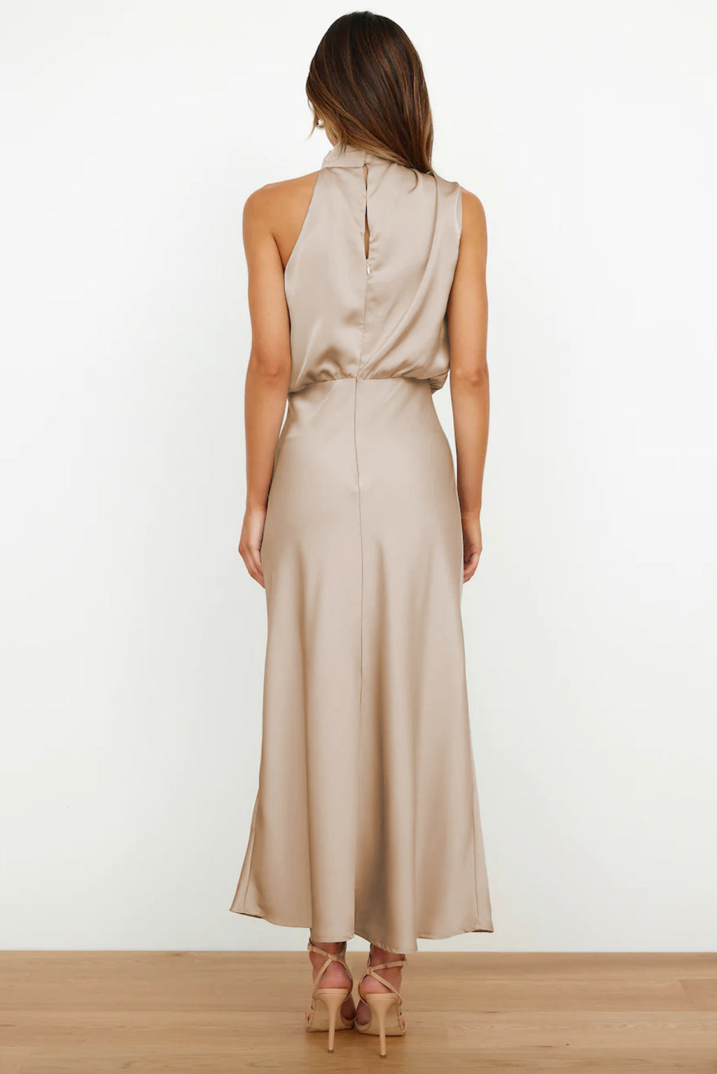 Lina™ - Elegant Satin Evening Dress