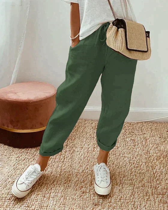 Sommerliche Boho-Hose von PIEN - perfekt für einen freien, unbeschwerten Look!