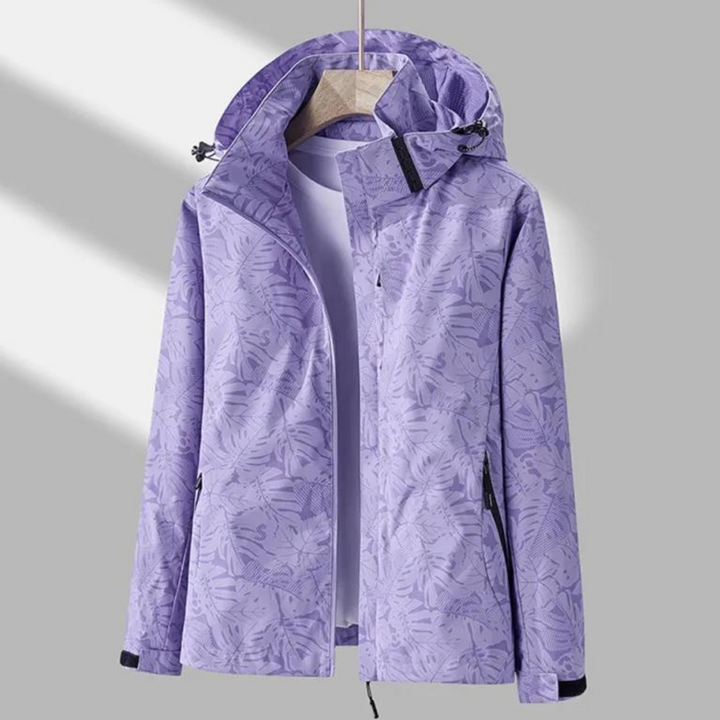 Lily - Elegant Spring Windbreaker with Hood for Women
