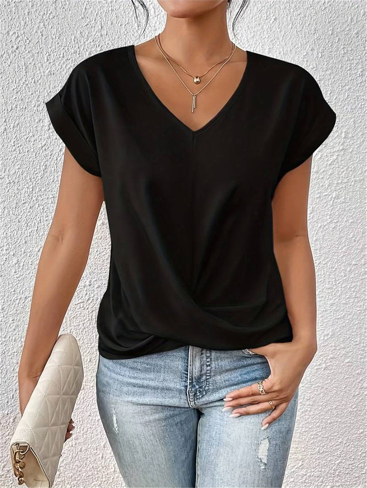 Lia™ - Stylisches T-Shirt Mit Kurzen Ärmeln