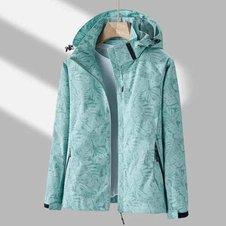 Lily - Elegant Spring Windbreaker with Hood for Women