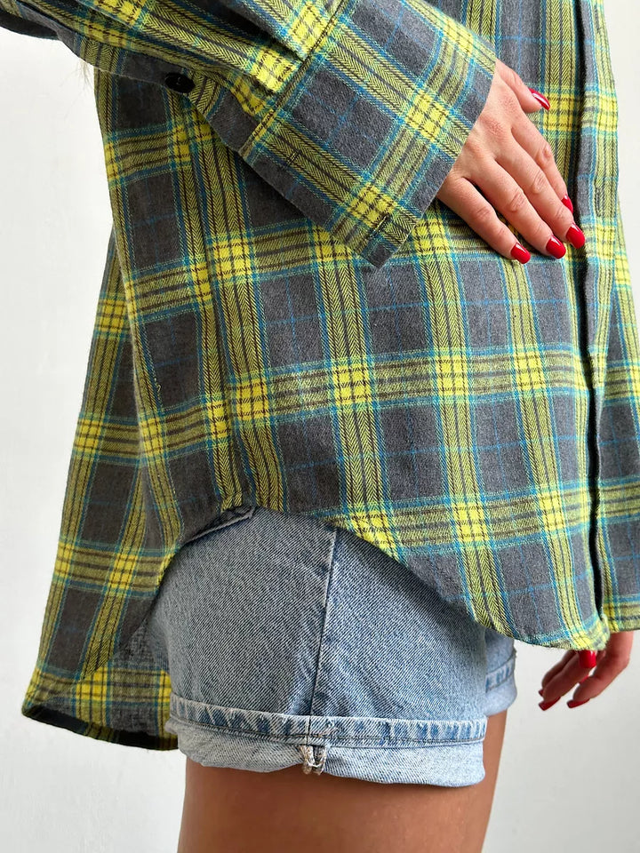 Carrie | Chemise en flanelle à carreaux élégante pour un look raffiné