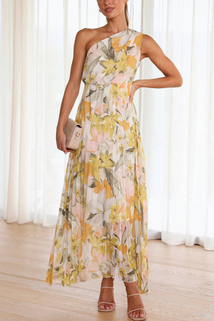 Leni™ - Printed Off-Shoulder Dress