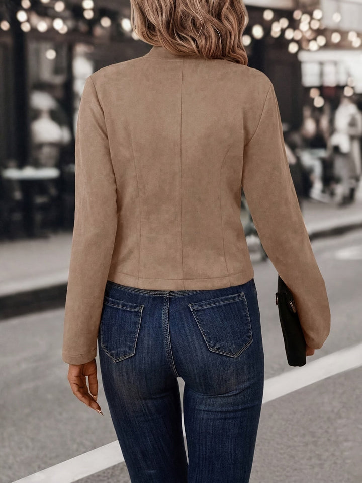Doris - Veste réversible à ouverture frontale stylée pour femme soucieuse de la mode
