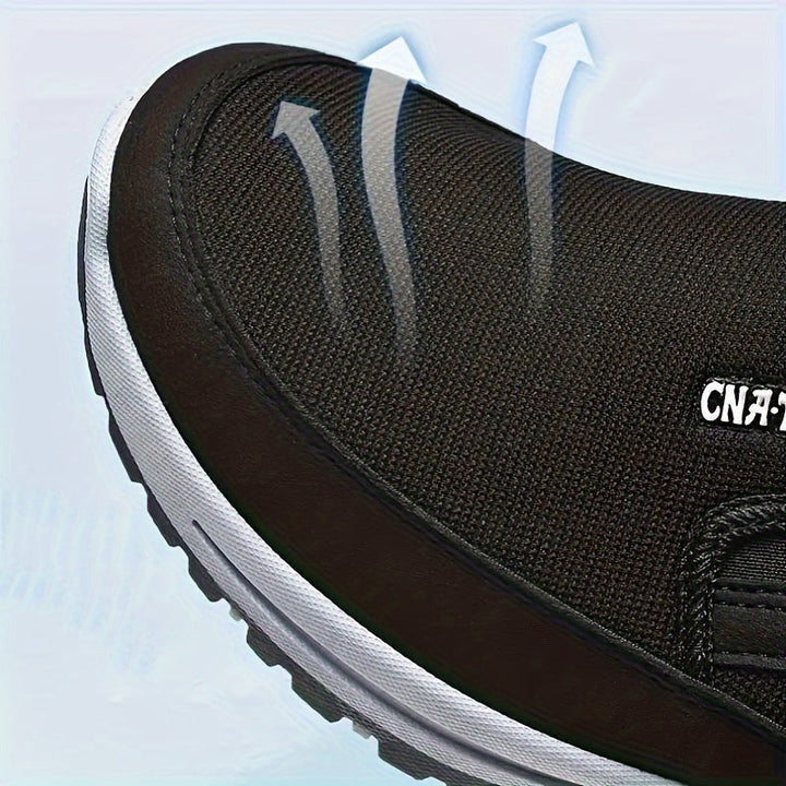 Stylische Ganzjahres-Sneakers - Atmungsaktives Gewebe und strapazierfähiges Gummidesign