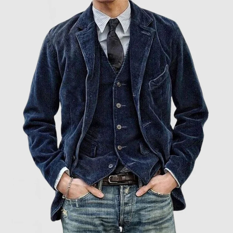Bernard™ - Premium Leather Jacket and Vest