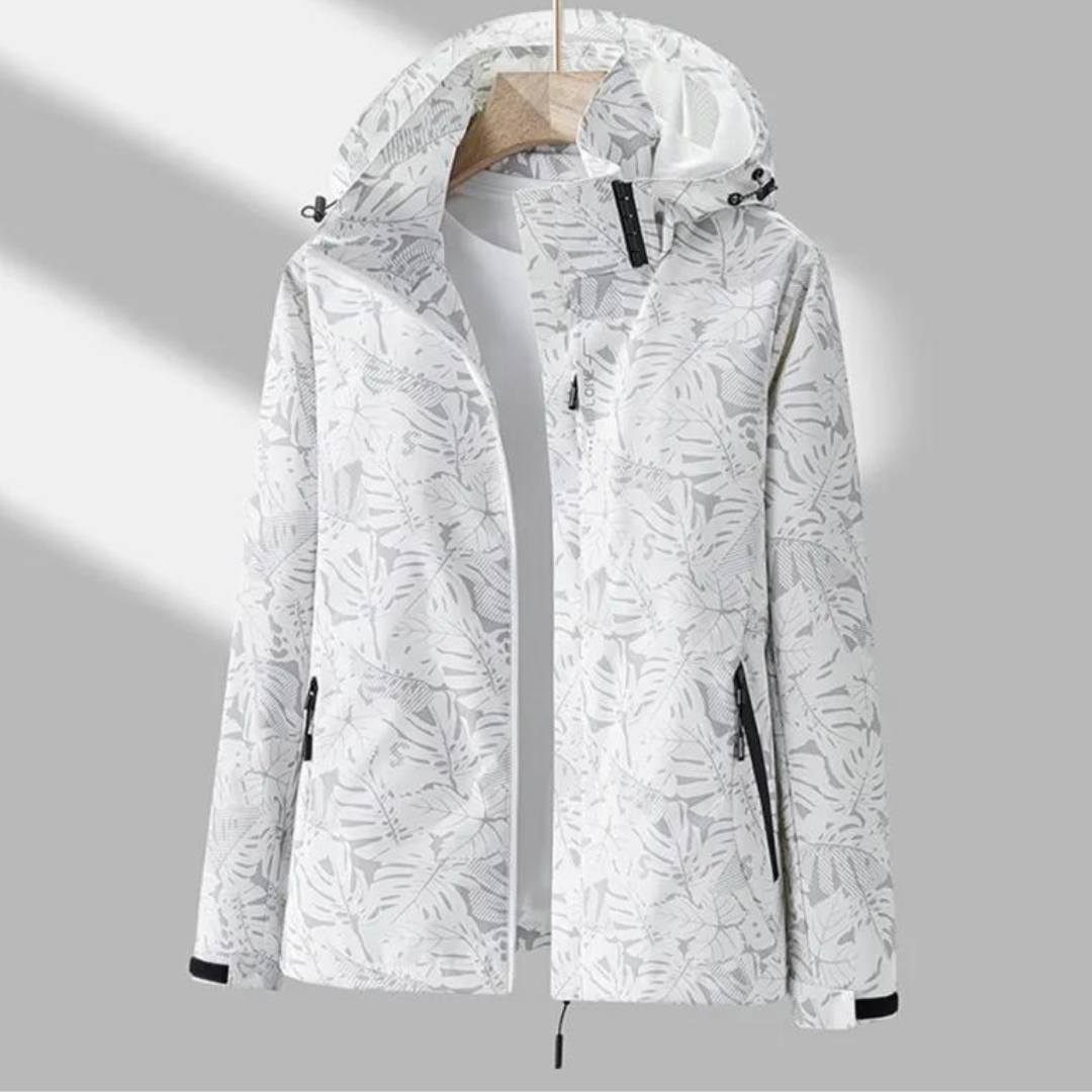 Lily - Elegant Spring Windbreaker with Hood for Women
