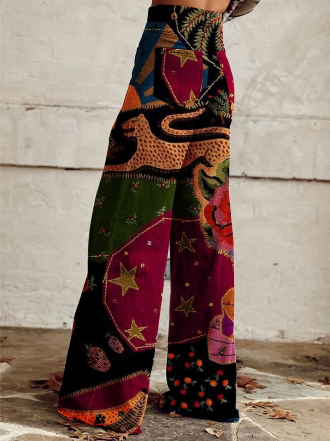 Mila™ - Weite Boho Vintage-Hosen