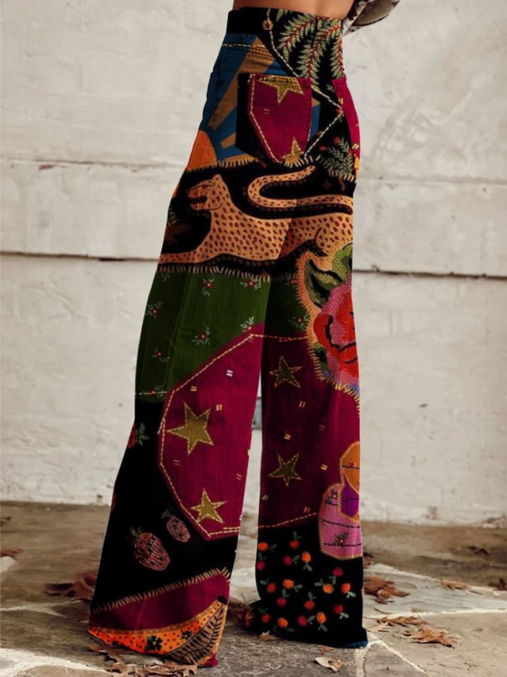 Mila™ - Weite Boho Vintage-Hosen