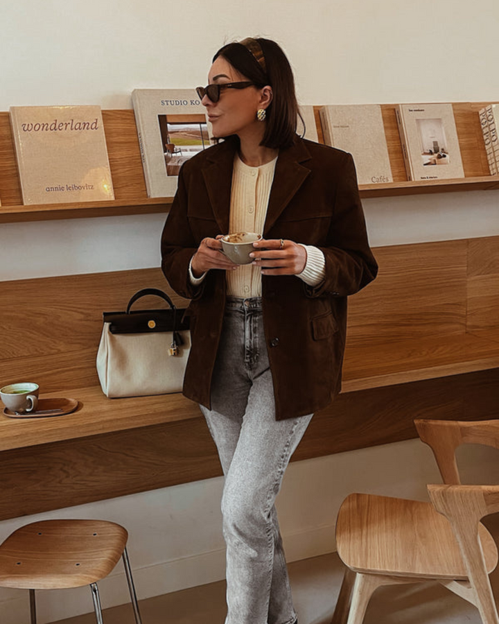 Anna™ - Eleganter Blazer aus Wildleder