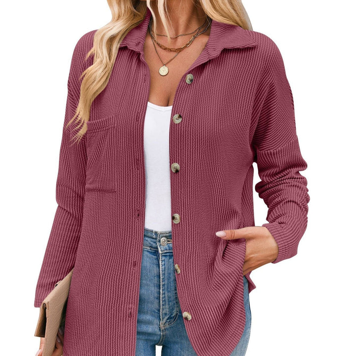 Aria - Stylische langärmelige Herbstbluse mit trendigen Streifen für Frauen
