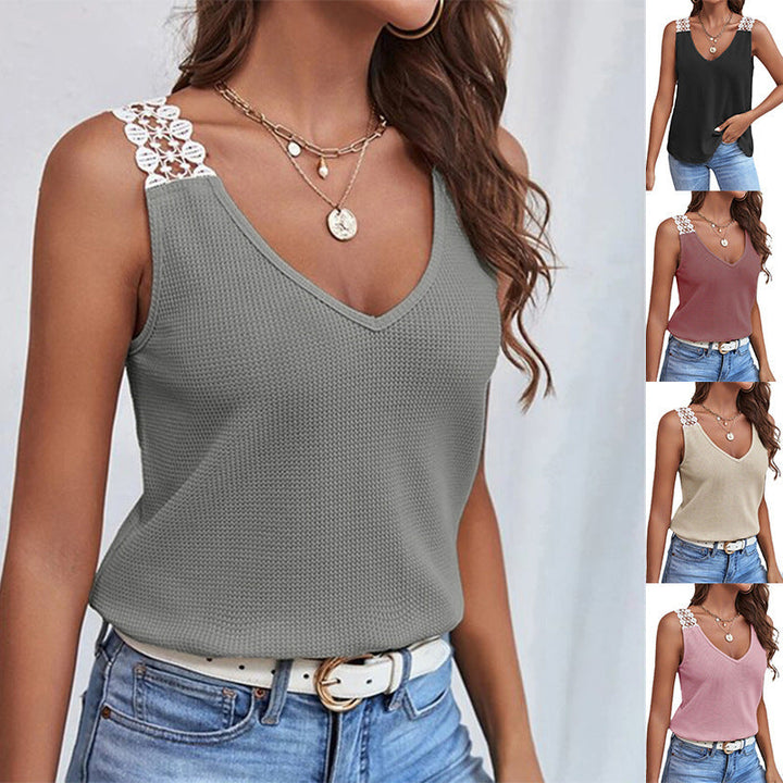 Samantha - Stylish and Comfortable Tank Top with V-Neck for Women