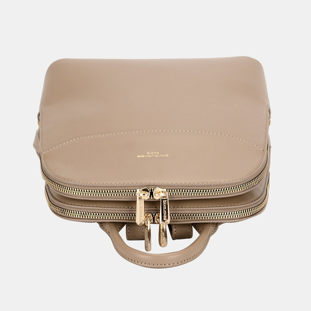 Sac à dos en cuir stylé pour femmes avec bretelles réglables