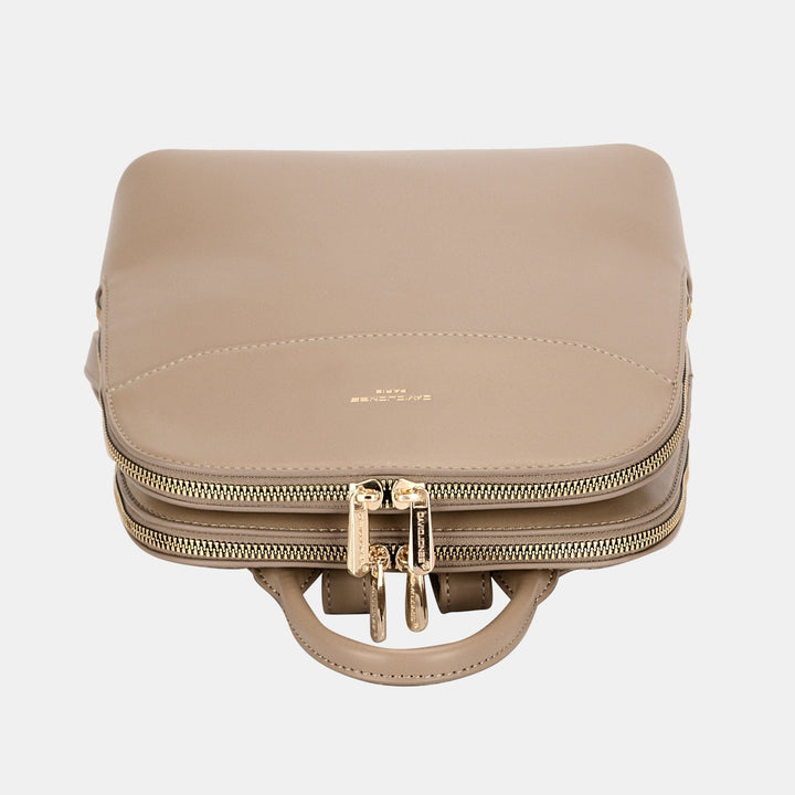 Sac à dos en cuir stylé pour femmes avec bretelles réglables
