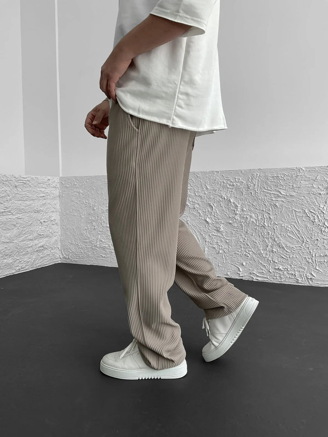 François™ - Pants made of Ribbed Spandex Comfort