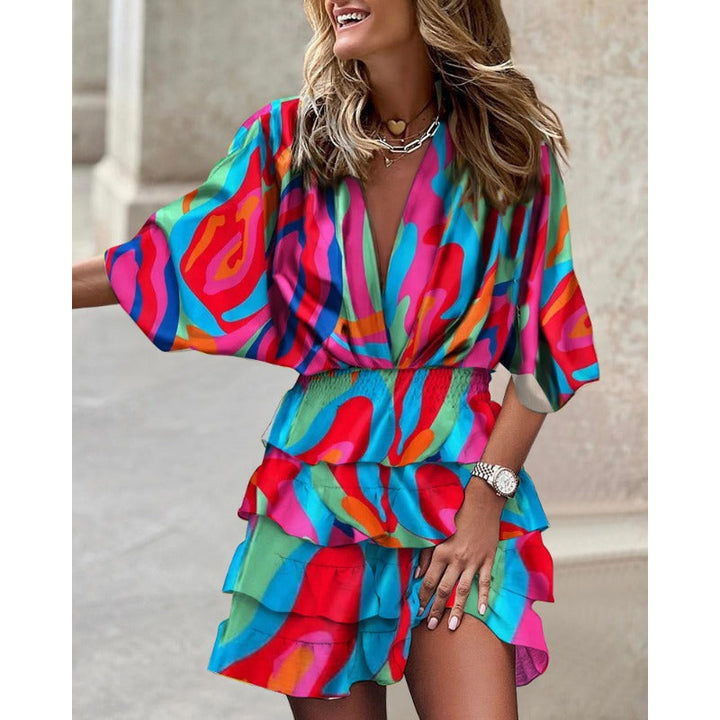Lia™ – Farbiges Elegantes Kleid