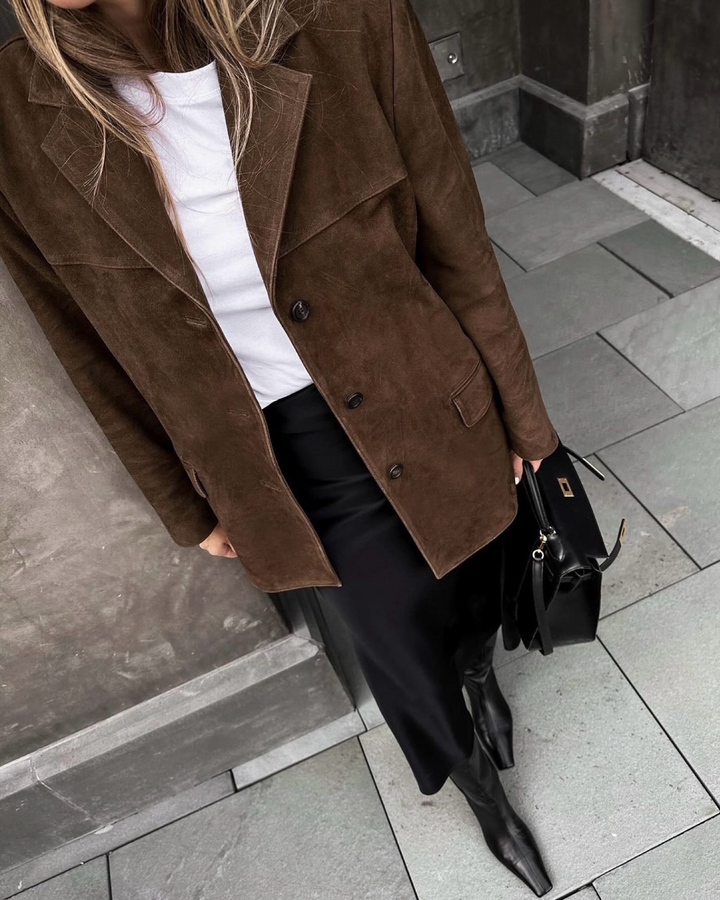Anna™ - Eleganter Blazer aus Wildleder