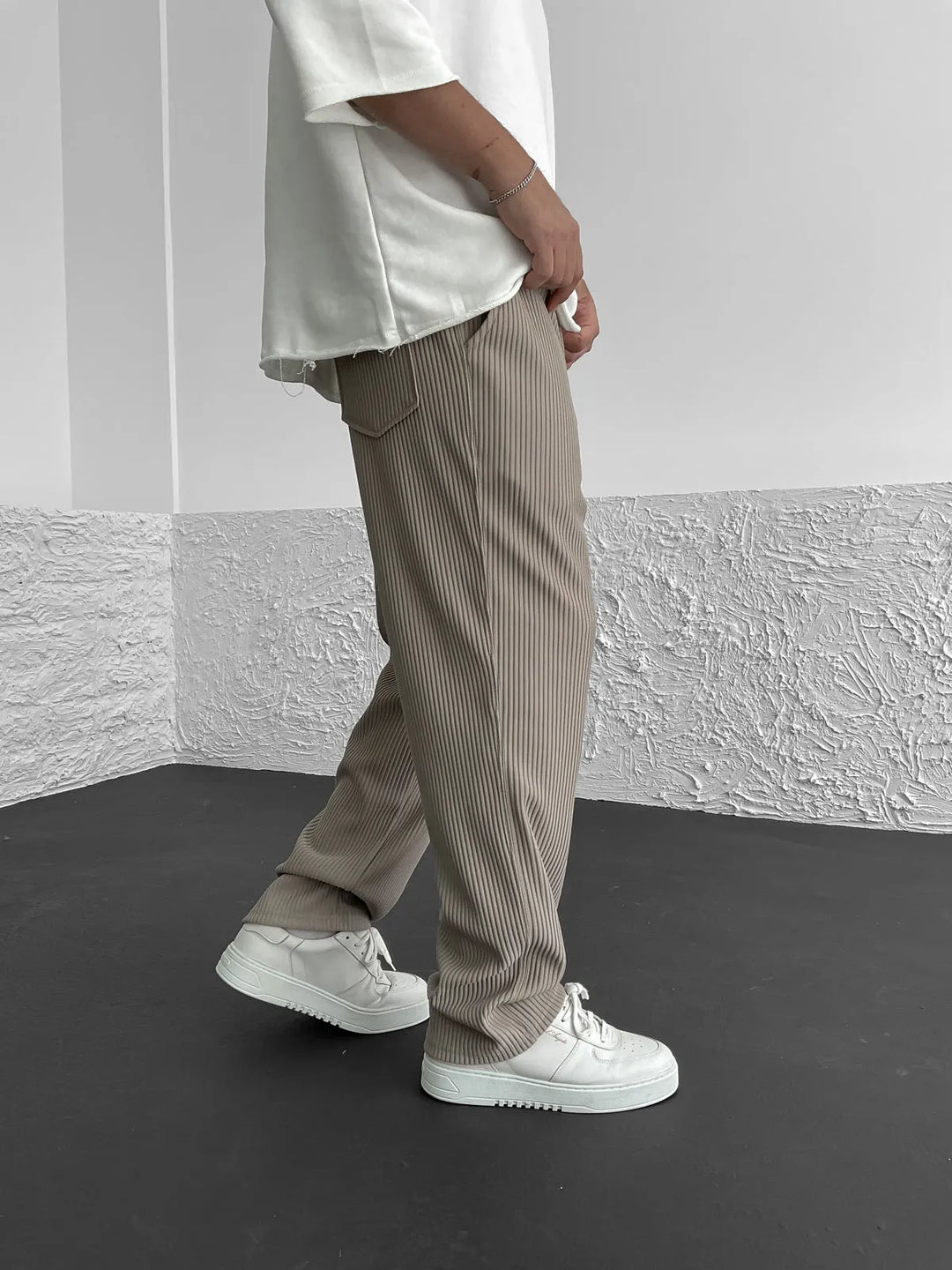 François™ - Pants made of Ribbed Spandex Comfort