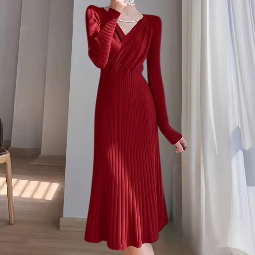 ARWENA - Robe en maille élégante pour femmes