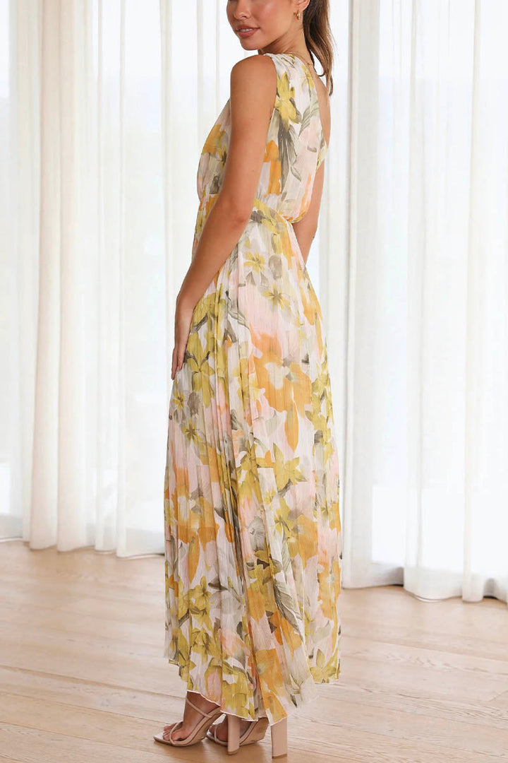 Leni™ - Printed Off-Shoulder Dress
