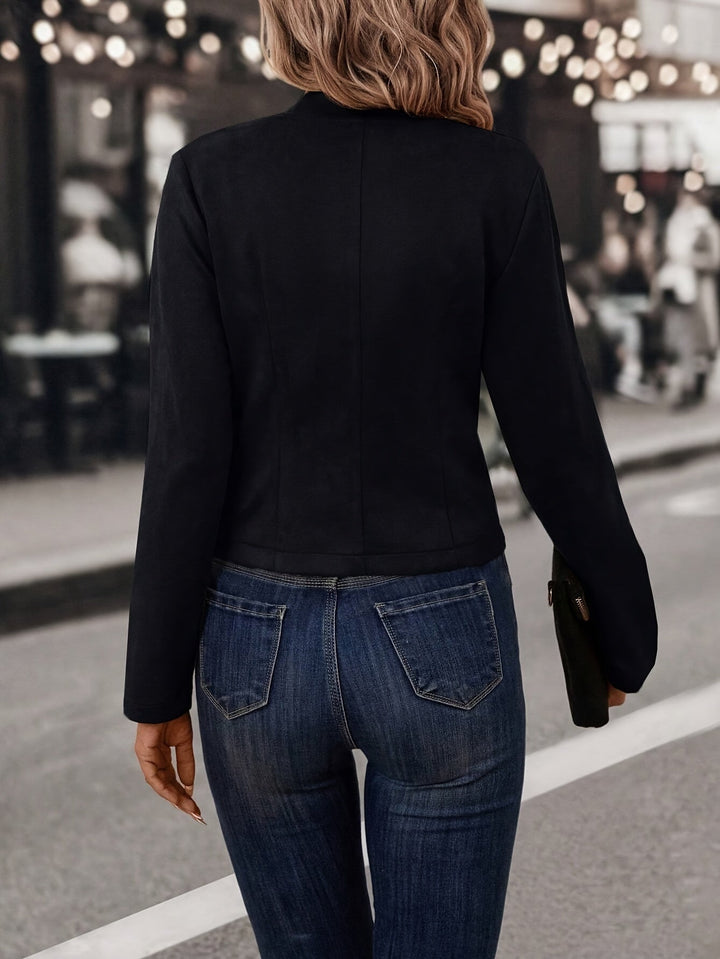 Doris - Veste réversible à ouverture frontale stylée pour femme soucieuse de la mode
