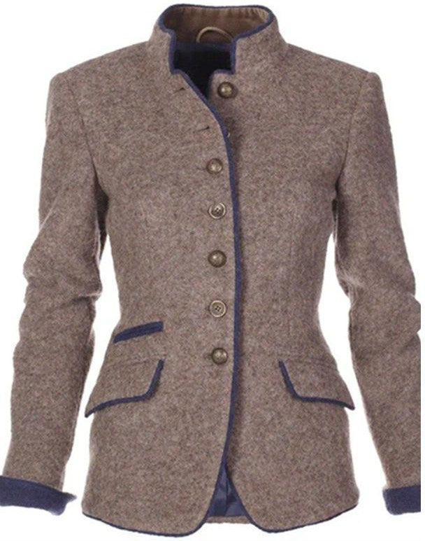 Chic Long-Sleeve Cardigan in Solid Color for Fashion-Conscious Women